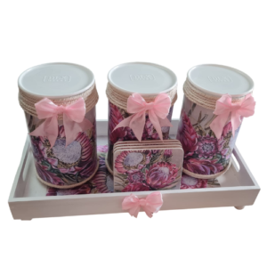 Coaster, Container Set (4 Coasters, 3 Container)