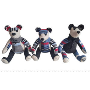 Personalized Memory Bear with loved ones clothing
